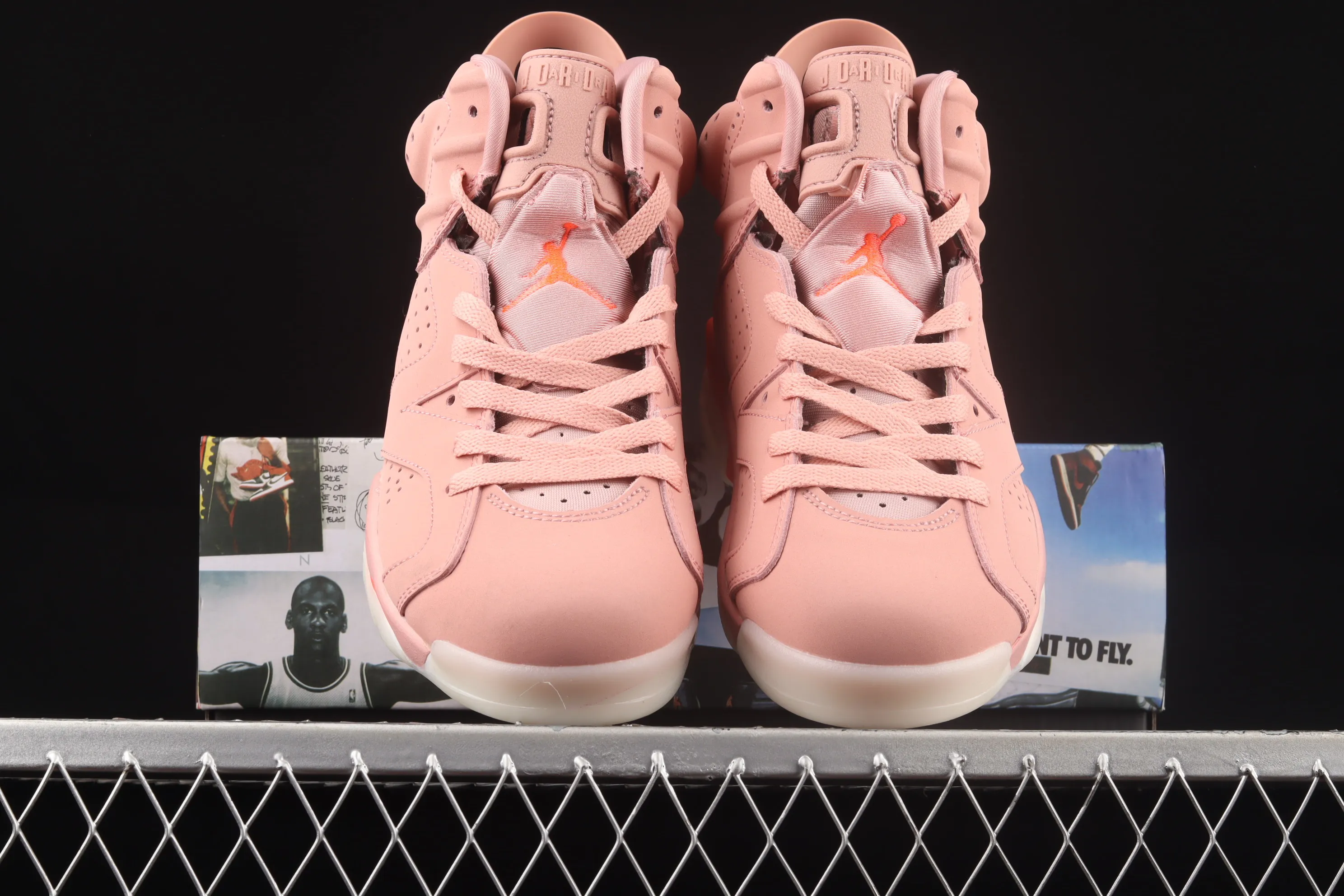 All categories Air Jordan Jordan series basketball shoes Air Jordan 6 Aleali May x Air Jordan AJ6 Joe 6 dirty powder joint CI0550-600